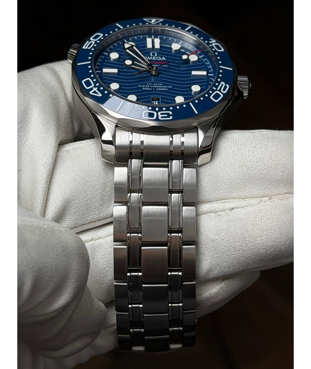 OMEGA Синие часы, фото 8