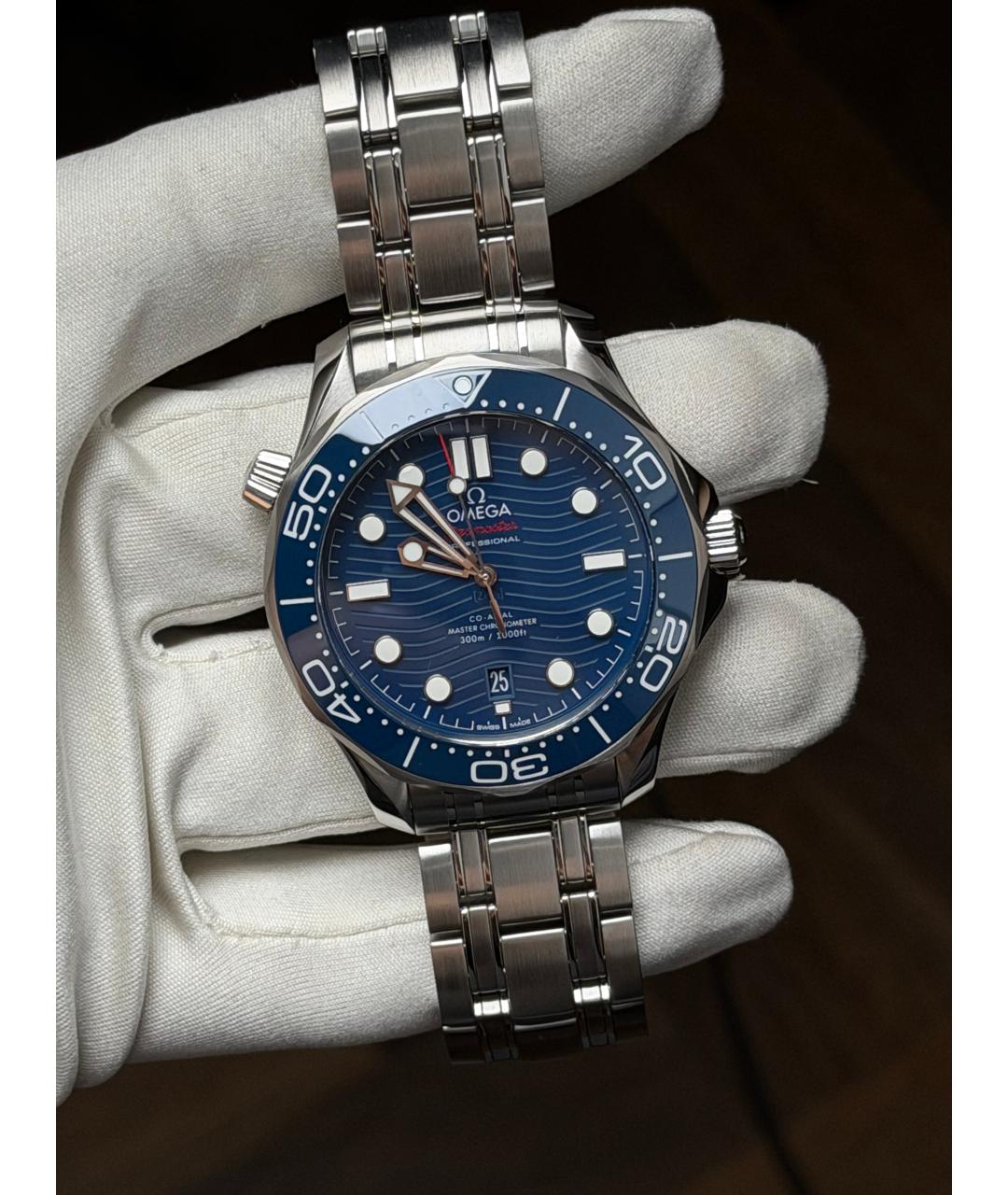OMEGA Синие часы, фото 2