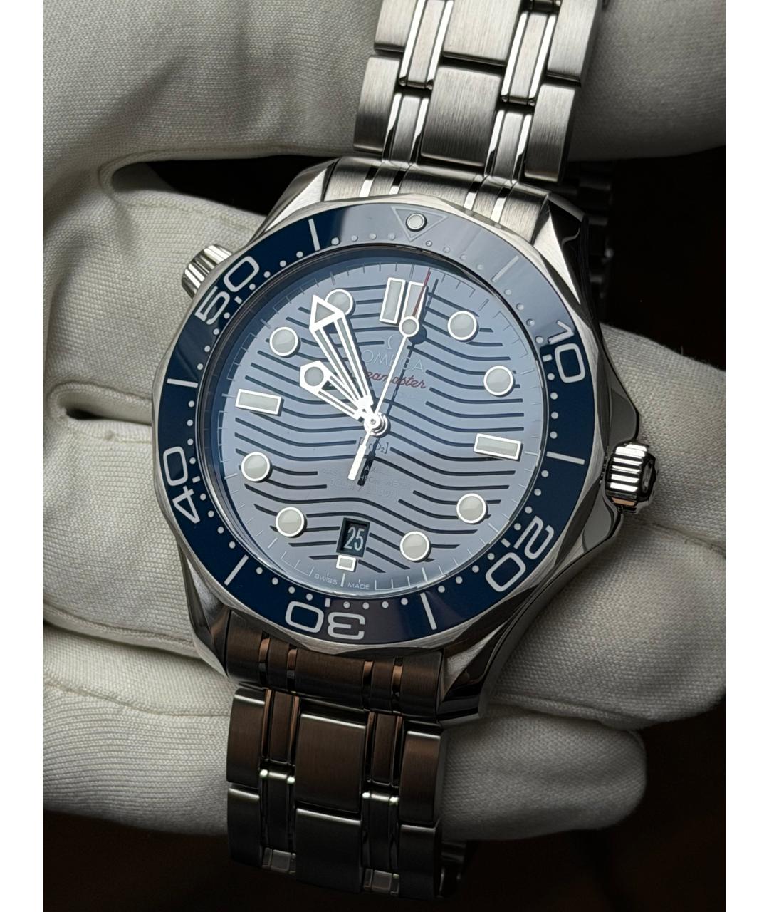 OMEGA Синие часы, фото 3