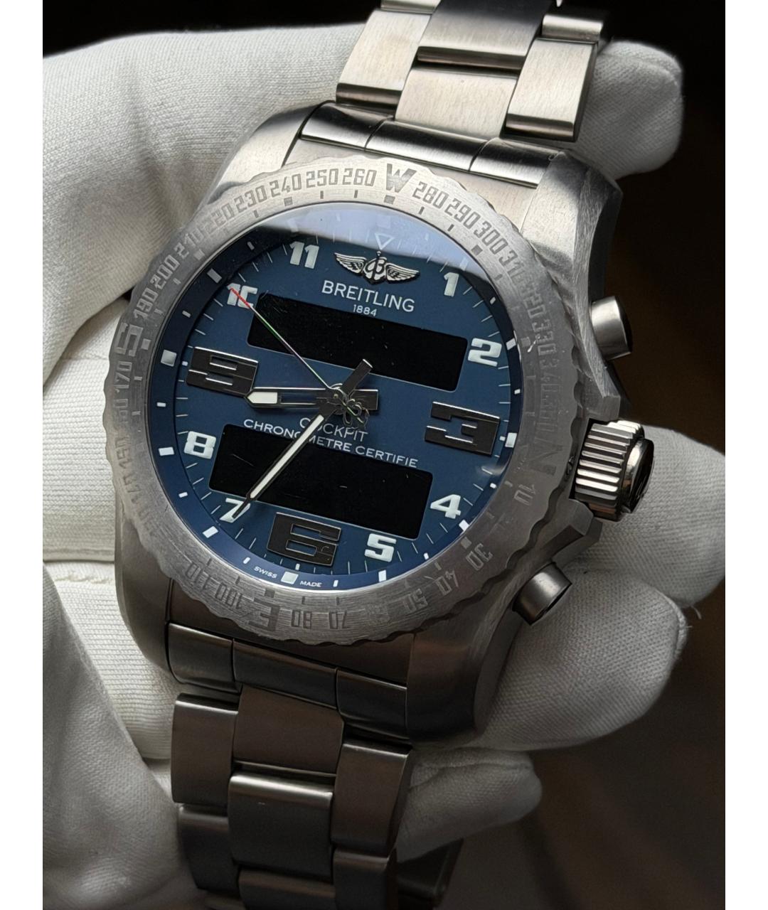 BREITLING Темно-синие часы, фото 2