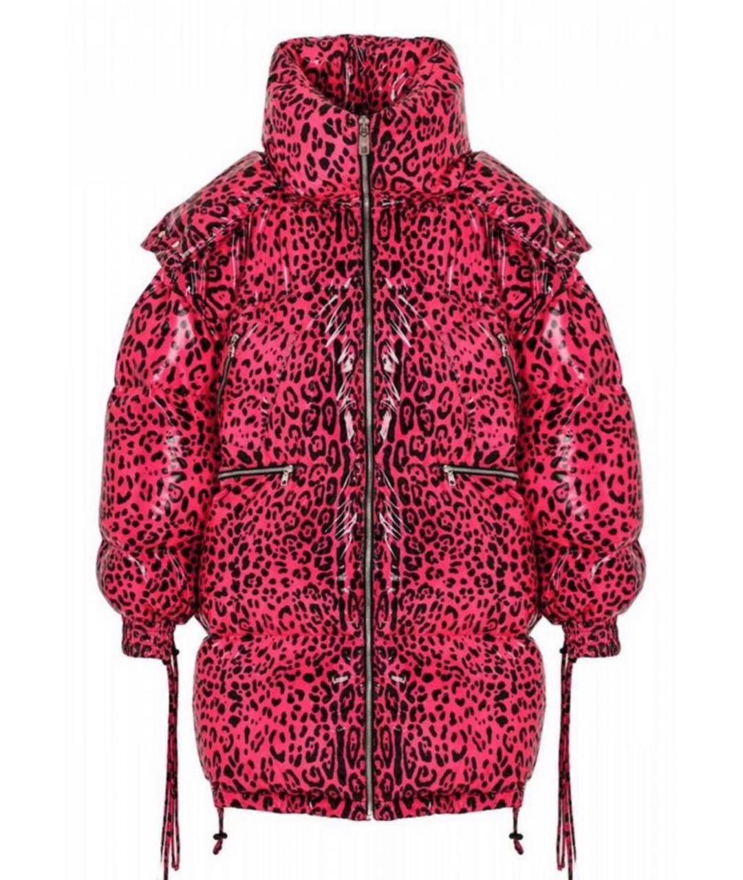 DOLCE&GABBANA Розовый нейлоновый пуховик, фото 1