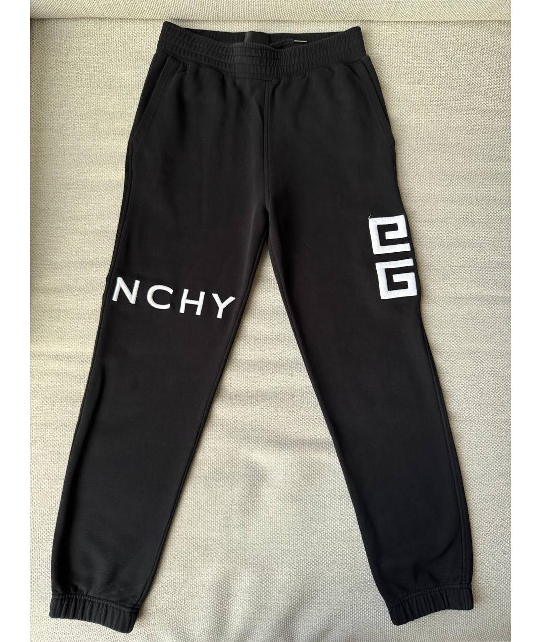 GIVENCHY Черные хлопковые повседневные брюки, фото 4