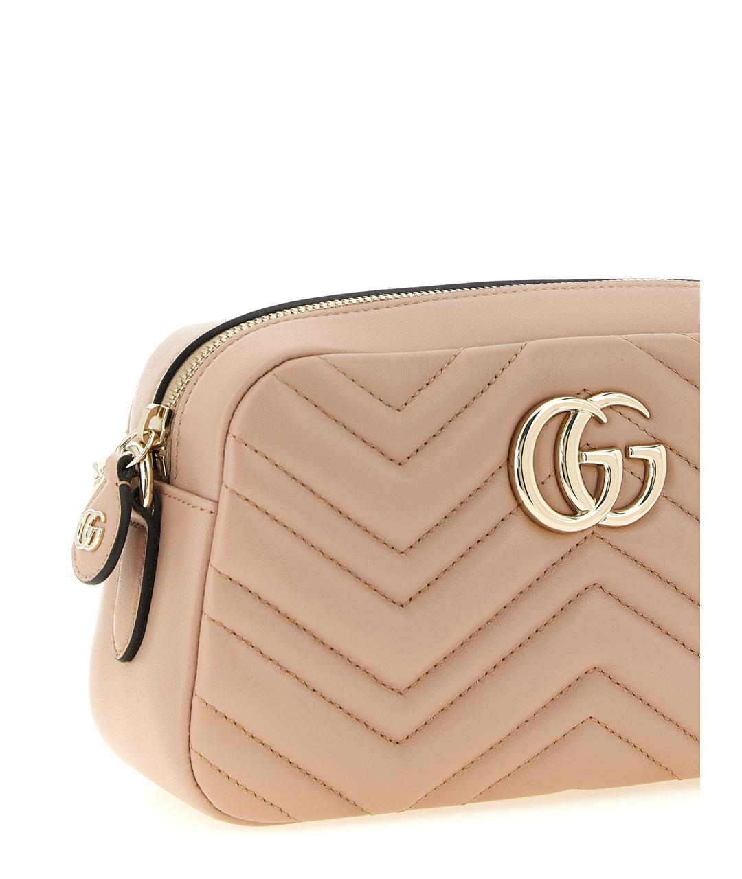 GUCCI Розовая кожаная сумка через плечо, фото 3