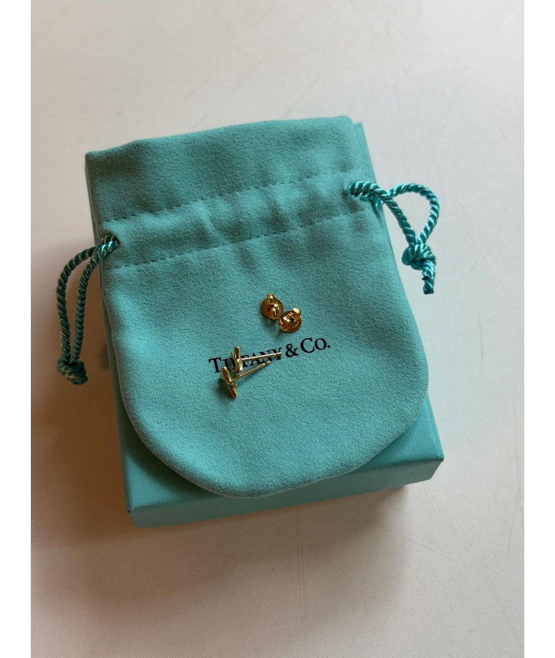 TIFFANY&CO Золотые серьги из желтого золота, фото 4