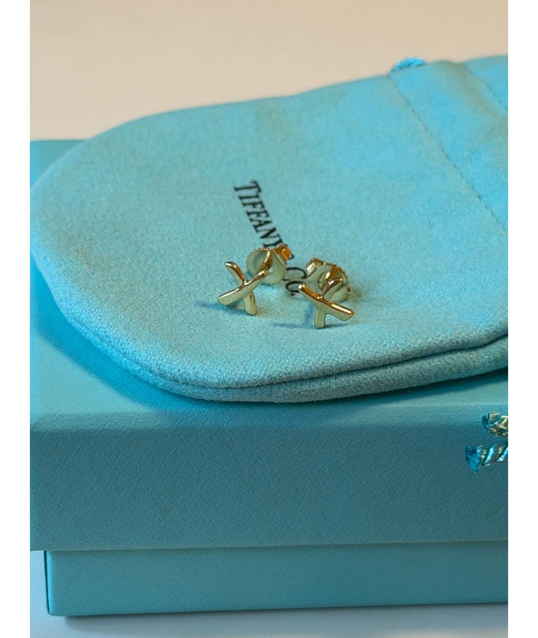 TIFFANY&CO Золотые серьги из желтого золота, фото 2
