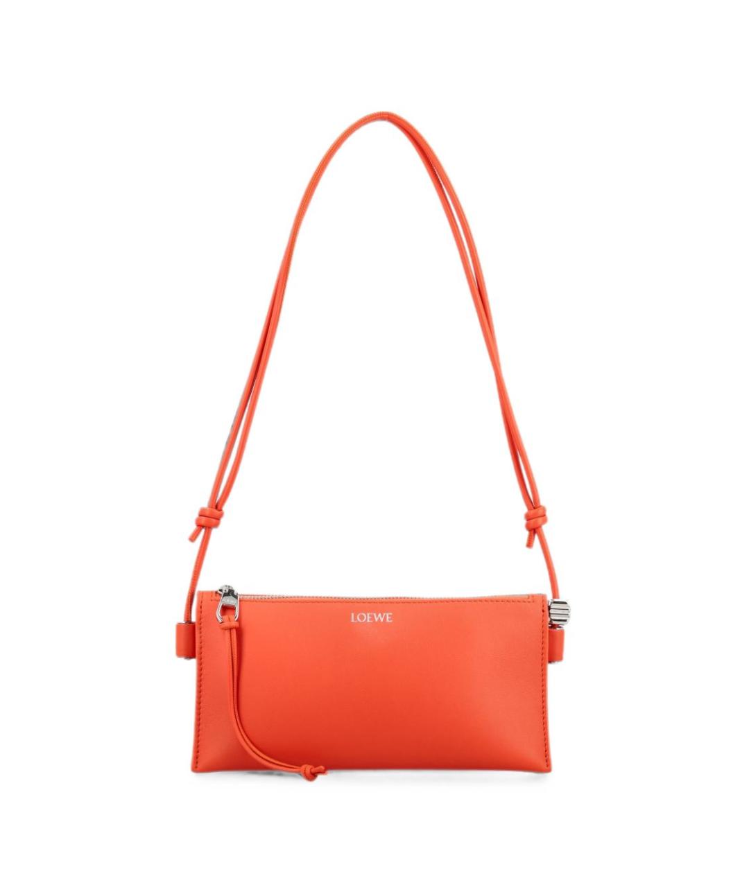 LOEWE Оранжевая кожаная сумка через плечо, фото 1