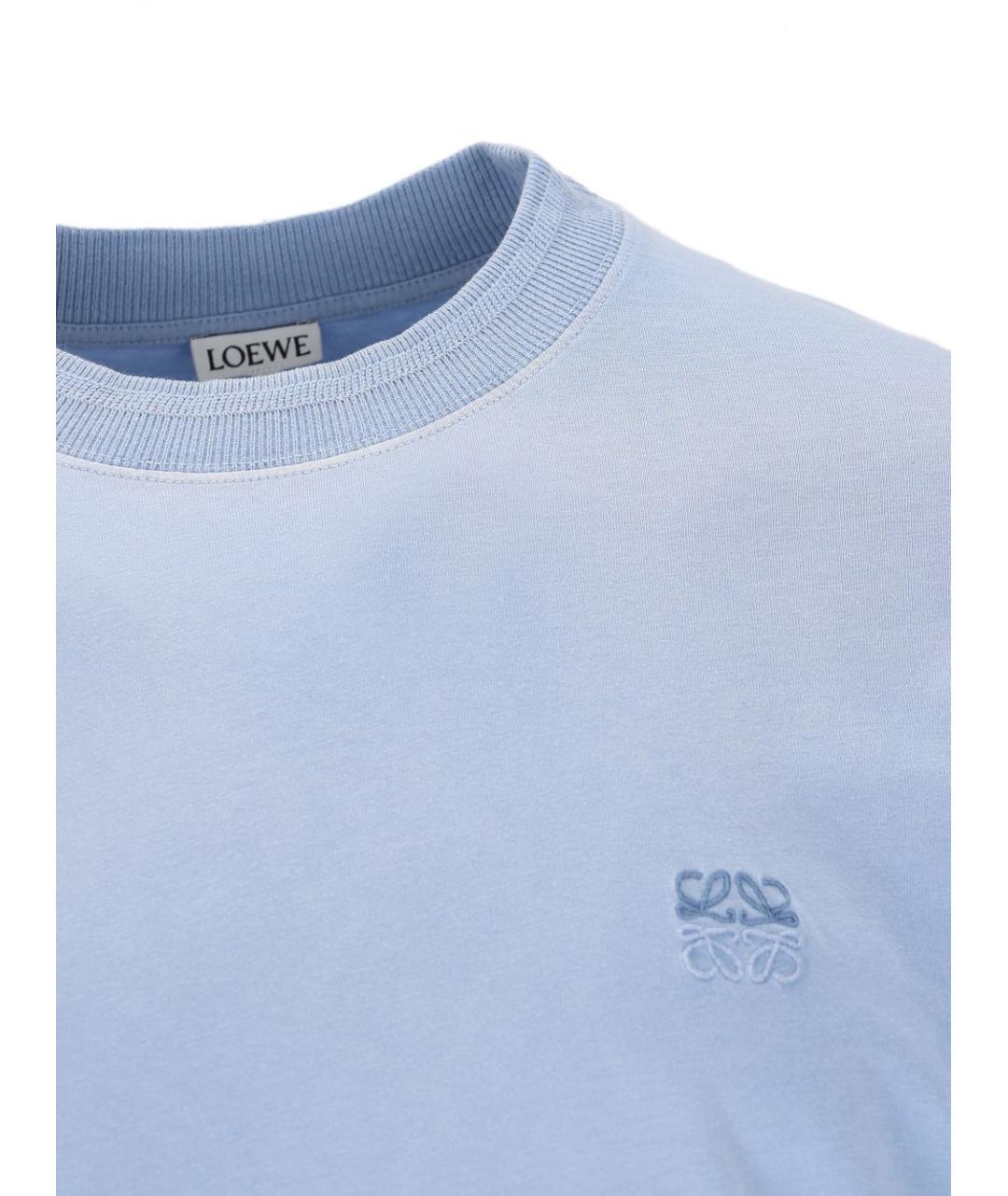 LOEWE Синяя футболка, фото 3