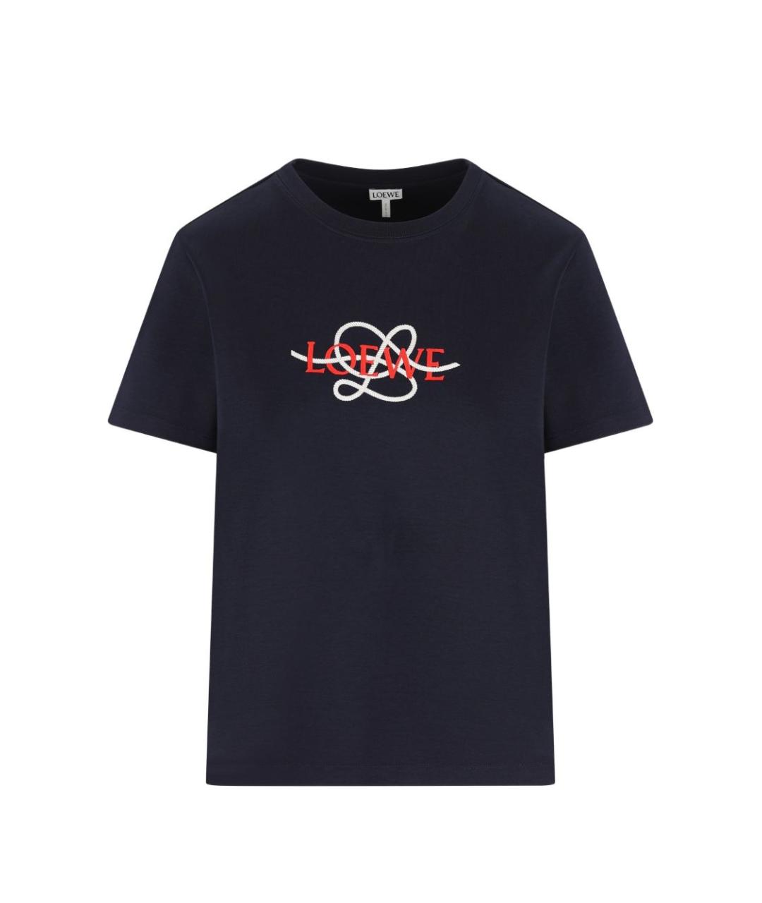 LOEWE Синяя футболка, фото 1