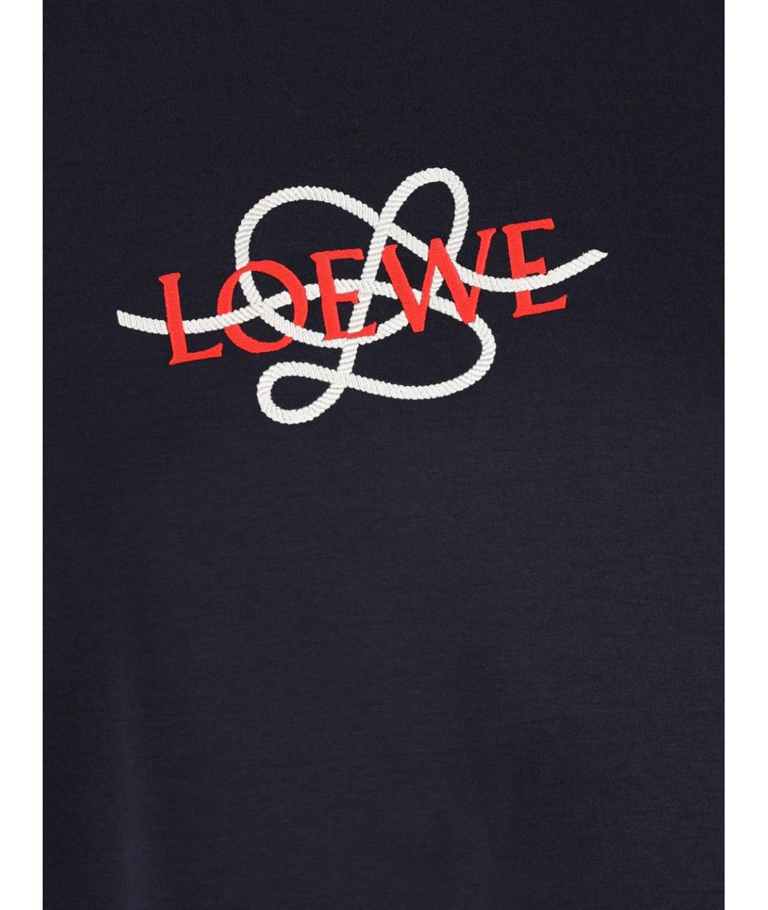 LOEWE Синяя футболка, фото 4