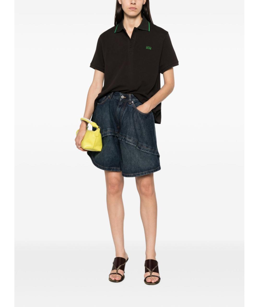LOEWE Синие хлопковые шорты, фото 3