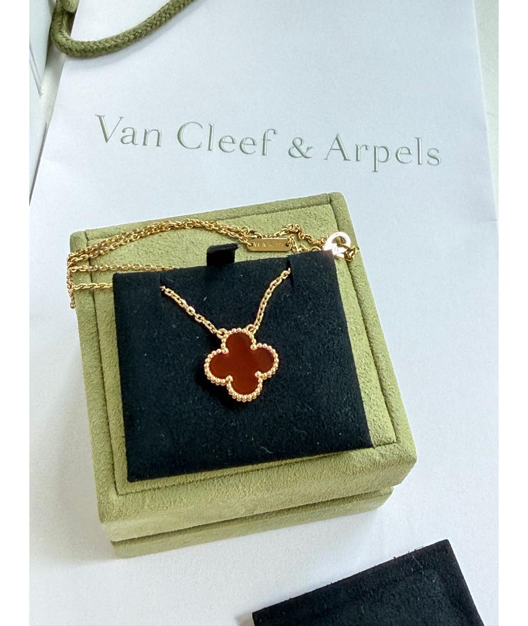 VAN CLEEF & ARPELS Красное колье из желтого золота, фото 3