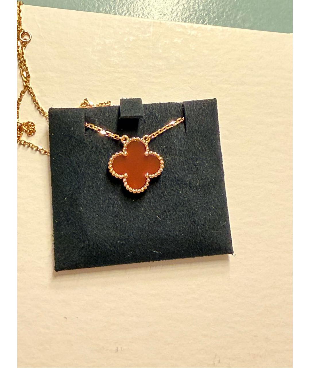 VAN CLEEF & ARPELS Красное колье из желтого золота, фото 5