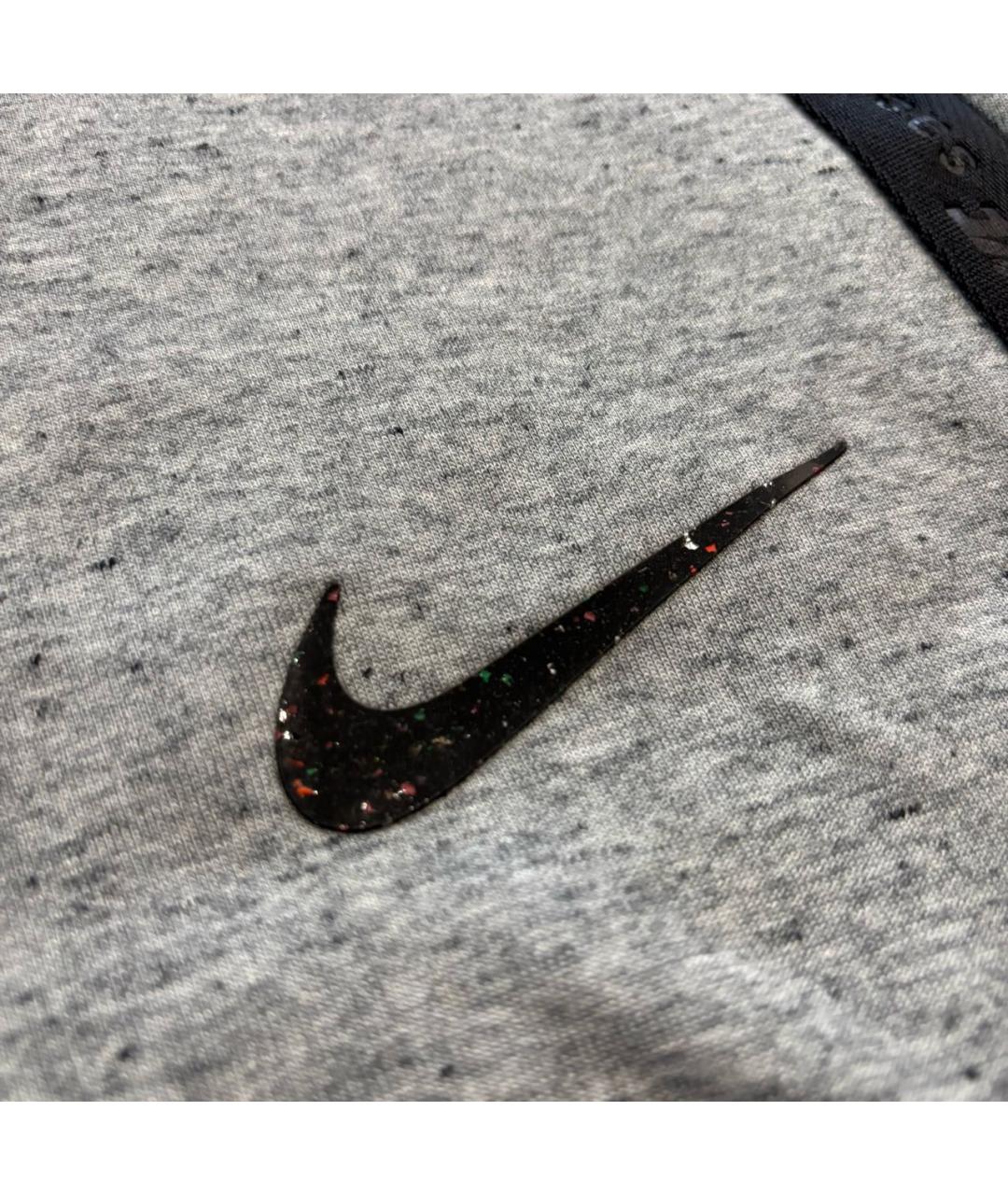 NIKE Серые хлопко-эластановые повседневные брюки, фото 5