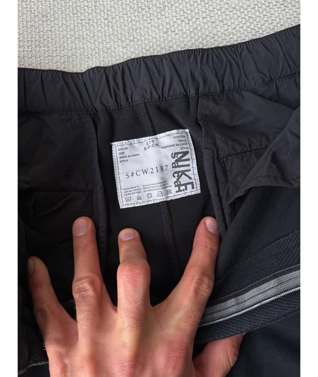 NIKE ACG Черные хлопко-эластановые повседневные брюки, фото 3