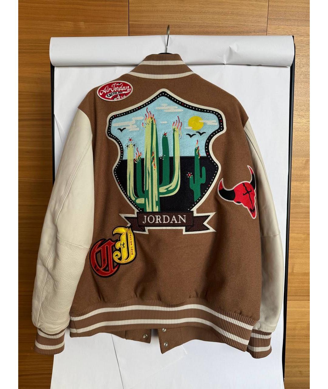 CACTUS JACK BY TRAVIS SCOTT Горчичная шерстяная спортивная куртка, фото 2
