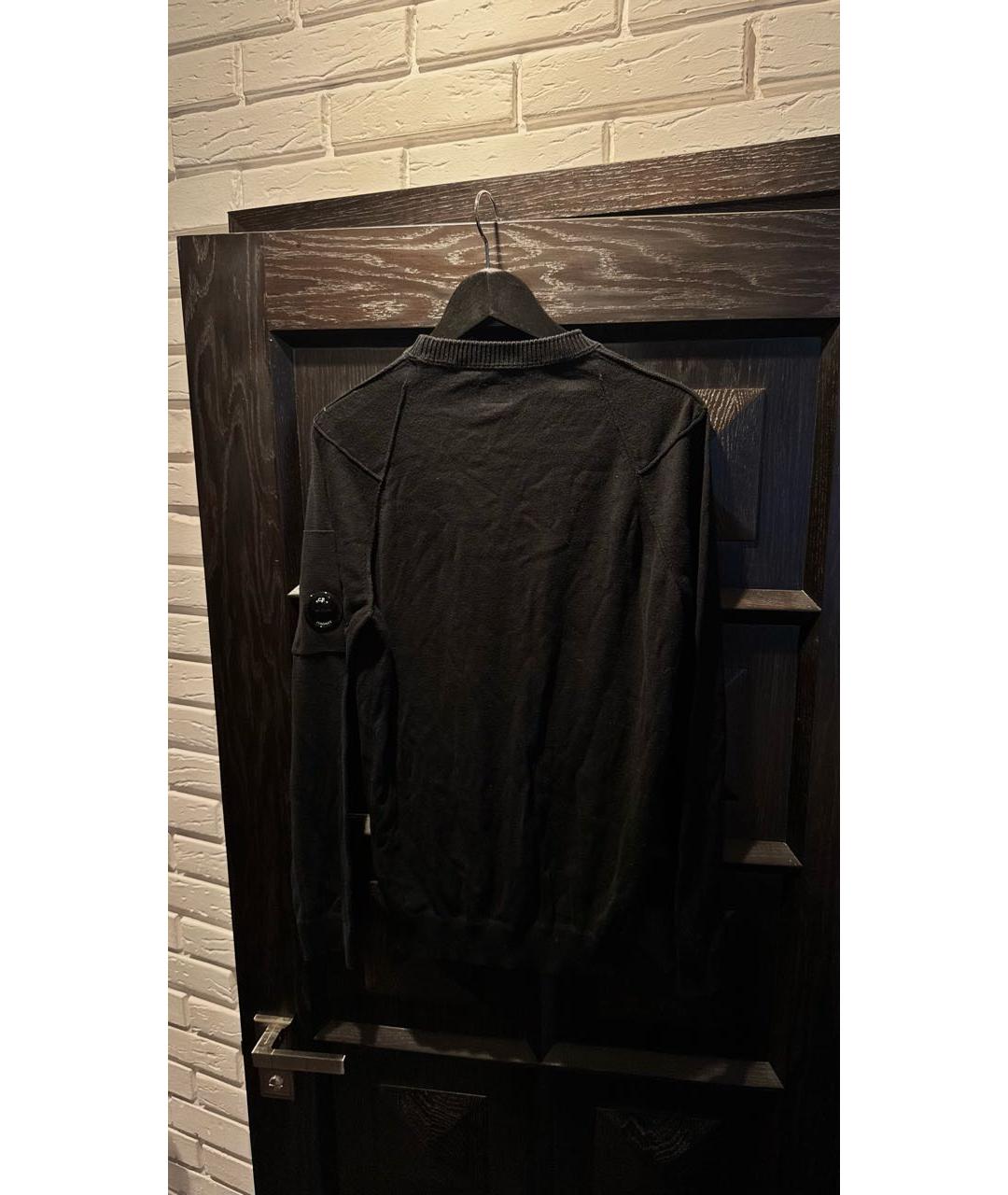 CP COMPANY Черный хлопковый джемпер / свитер, фото 5