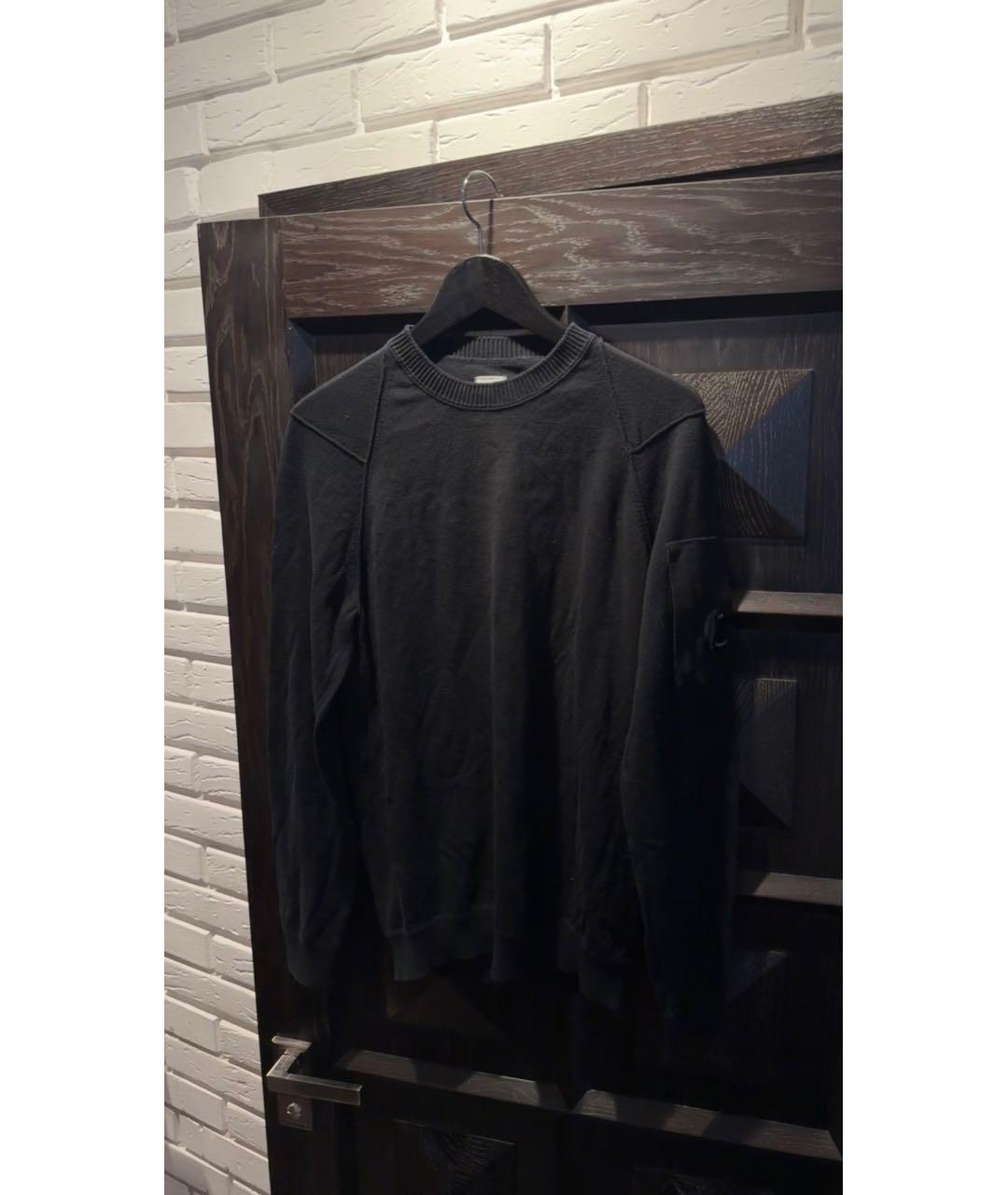 CP COMPANY Черный хлопковый джемпер / свитер, фото 7