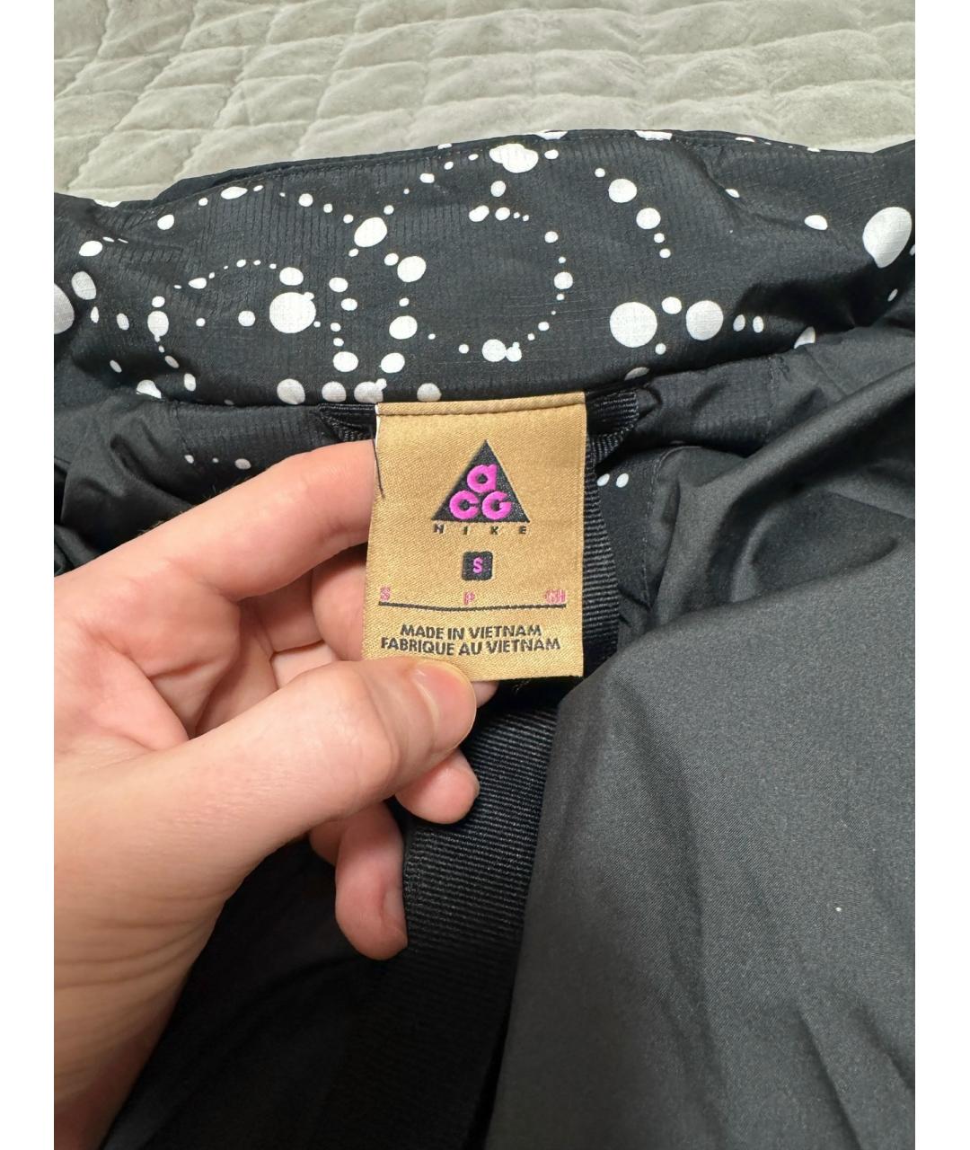 NIKE ACG Черная полиэстеровая куртка, фото 8