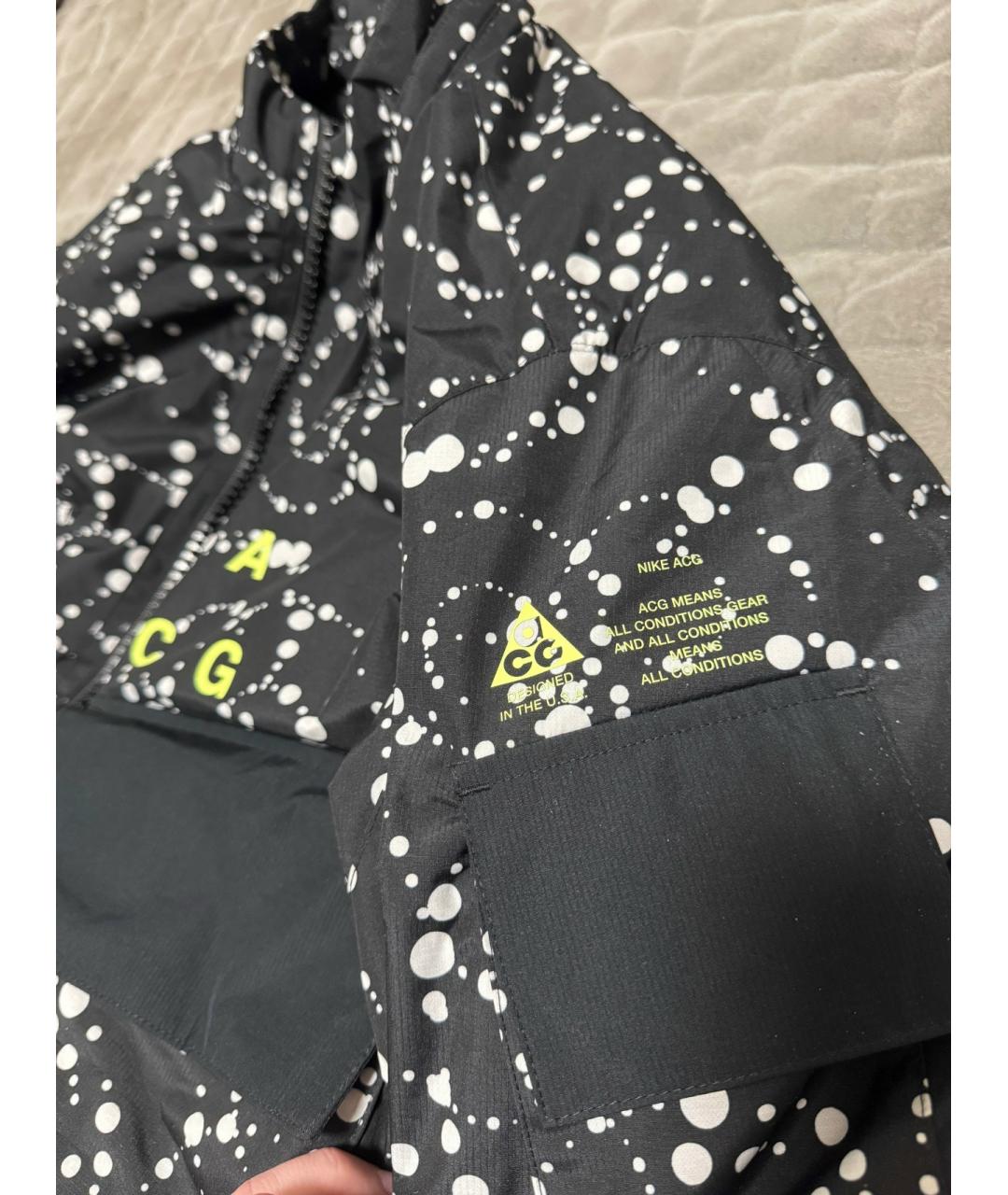 NIKE ACG Черная полиэстеровая куртка, фото 6
