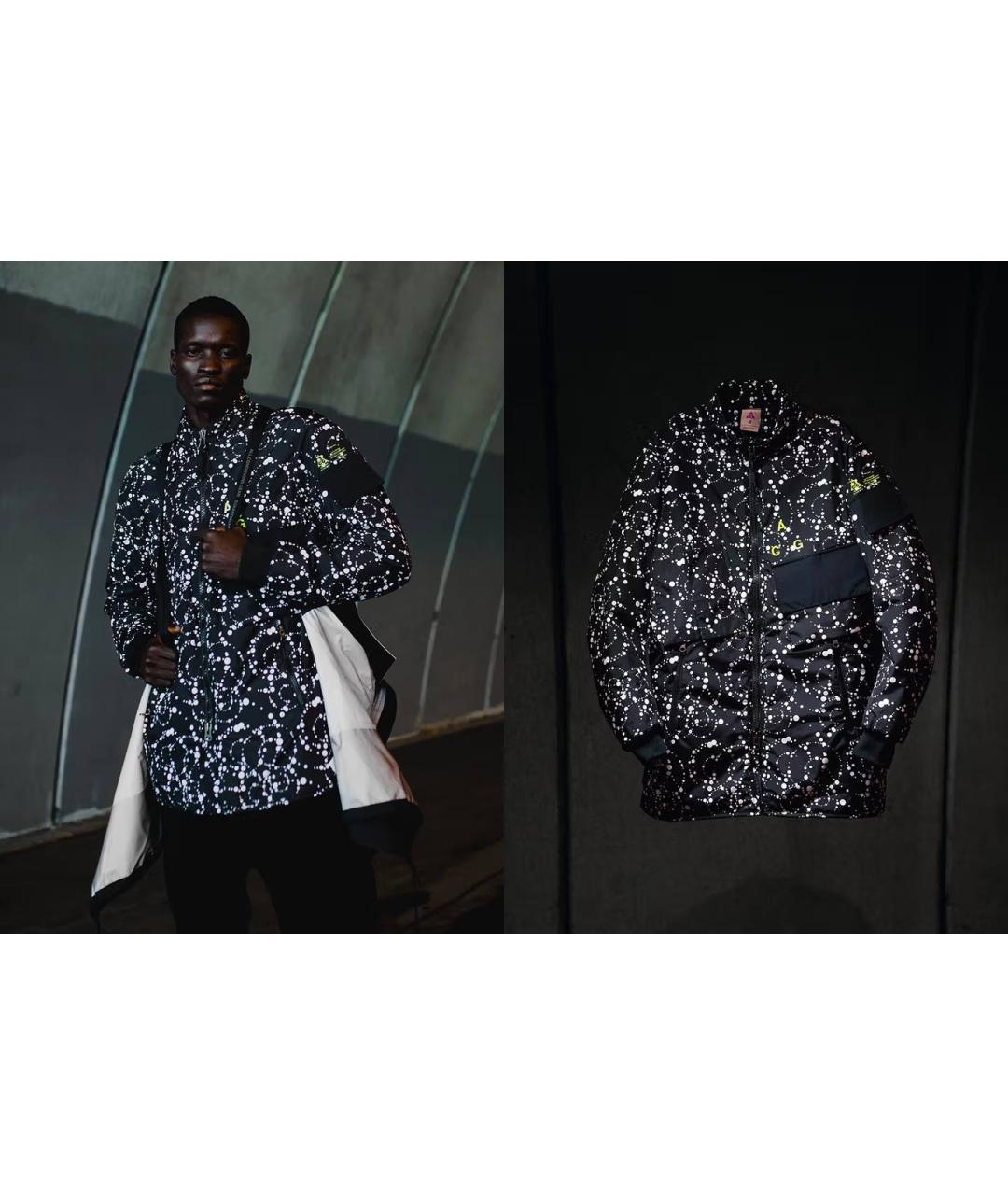 NIKE ACG Черная полиэстеровая куртка, фото 4