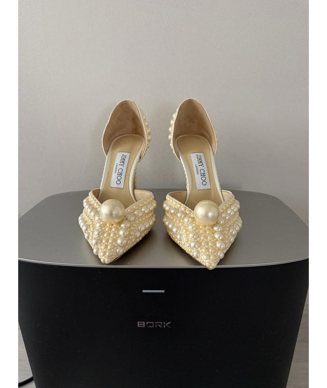 JIMMY CHOO Бежевые туфли, фото 2