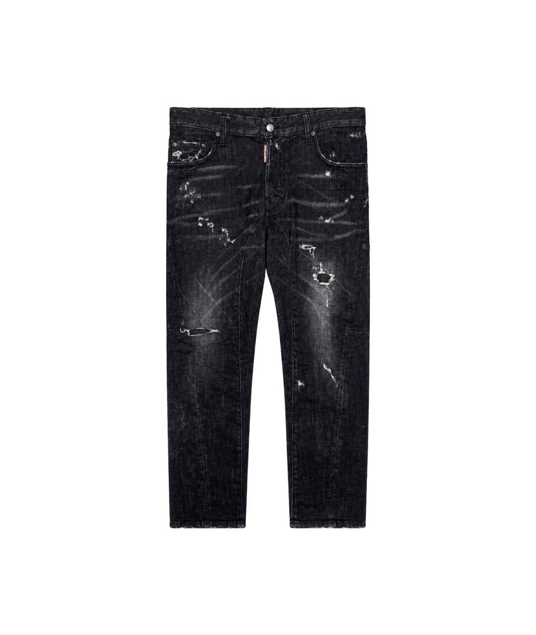 DSQUARED2 Черные прямые джинсы, фото 1