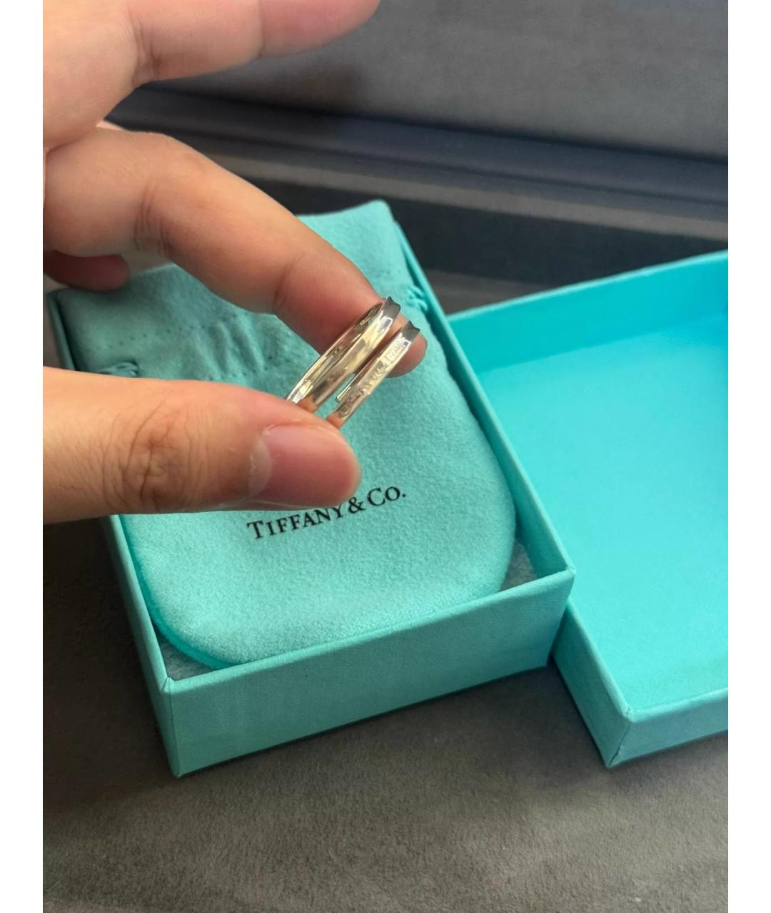 TIFFANY&CO Золотые серебряные серьги, фото 4
