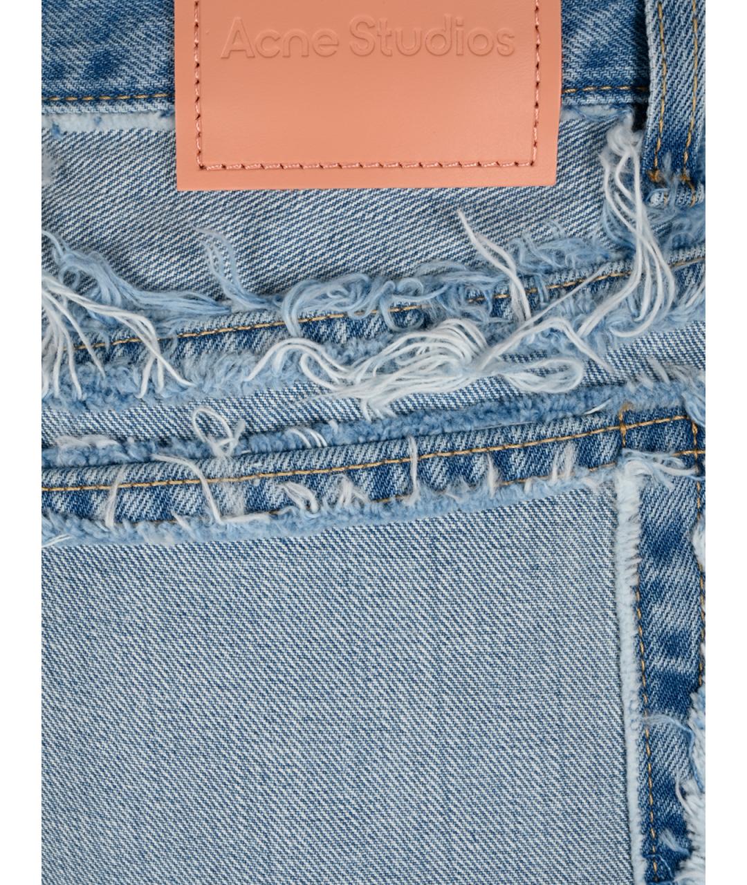 ACNE STUDIOS Голубые прямые джинсы, фото 3