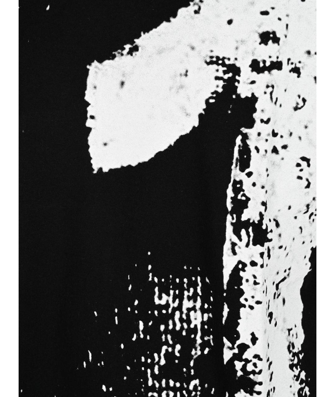 MAISON MARGIELA Черная хлопковая футболка, фото 5