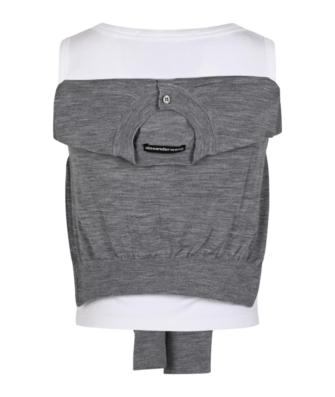 ALEXANDER WANG Мульти хлопковая майка, фото 4