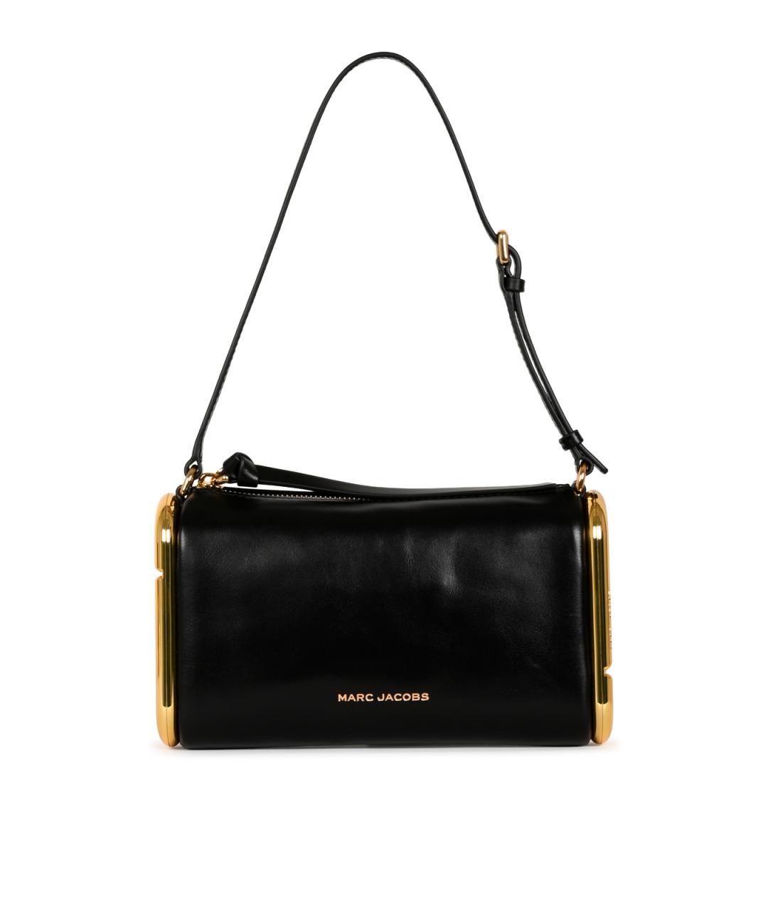 MARC JACOBS Черная кожаная сумка через плечо, фото 1