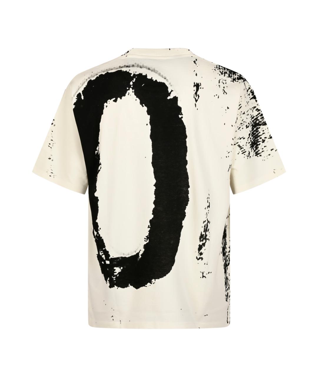 MAISON MARGIELA Белая хлопковая футболка, фото 3