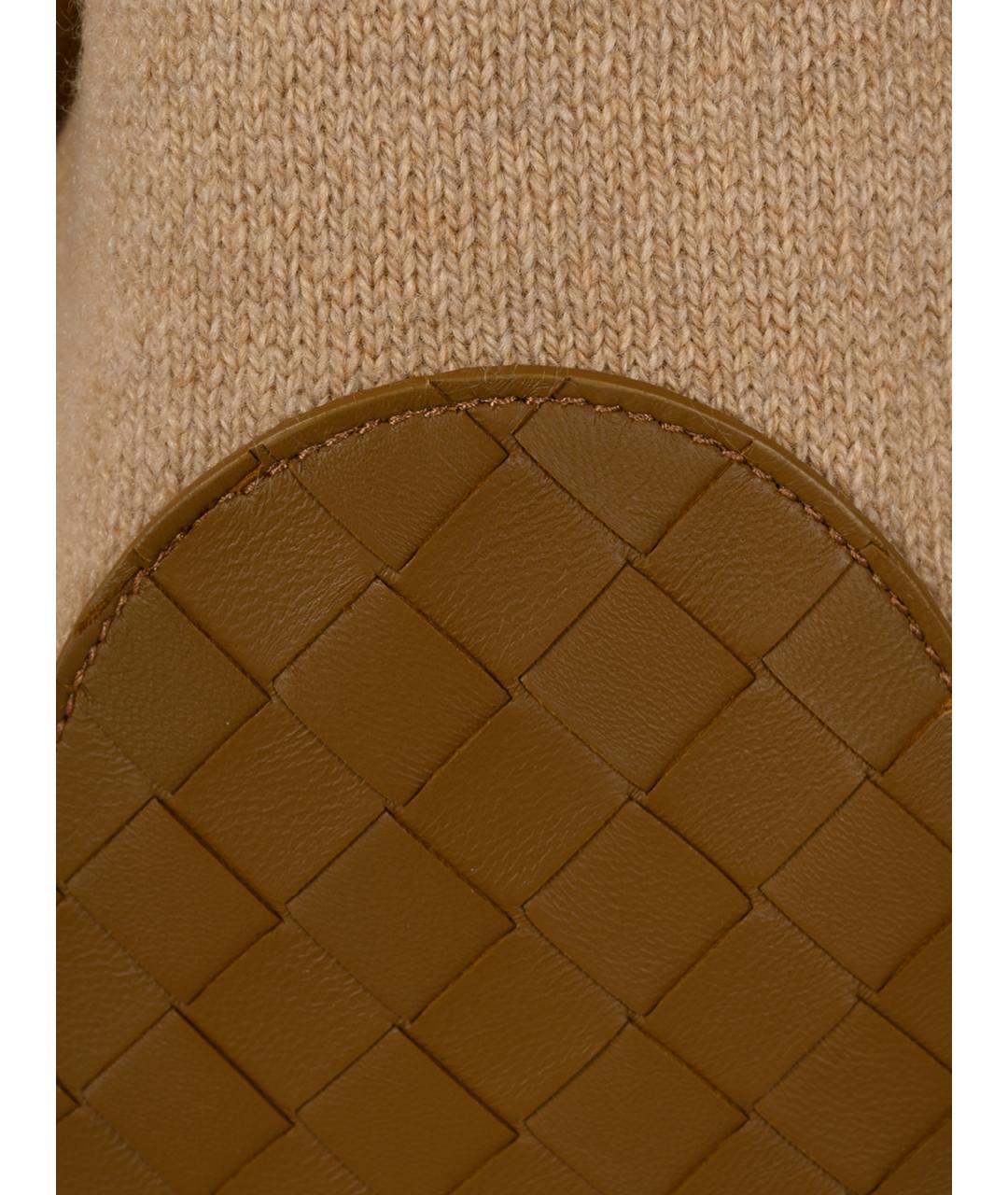 BOTTEGA VENETA Бежевый кашемировый кардиган, фото 3