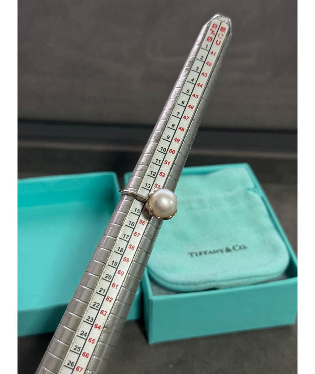 TIFFANY&CO Белое серебряное кольцо, фото 7