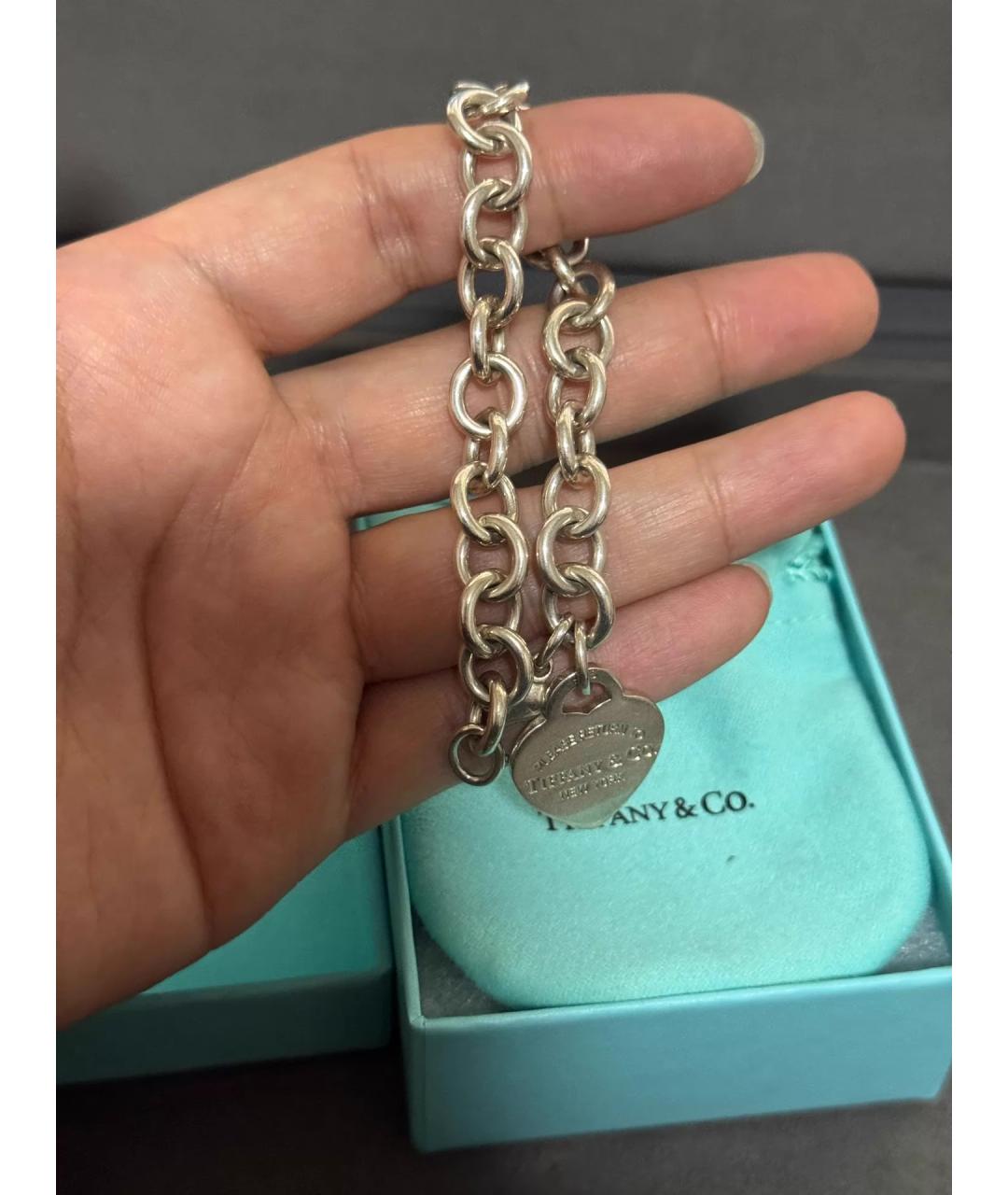 TIFFANY&CO Серебряный серебряный браслет, фото 3