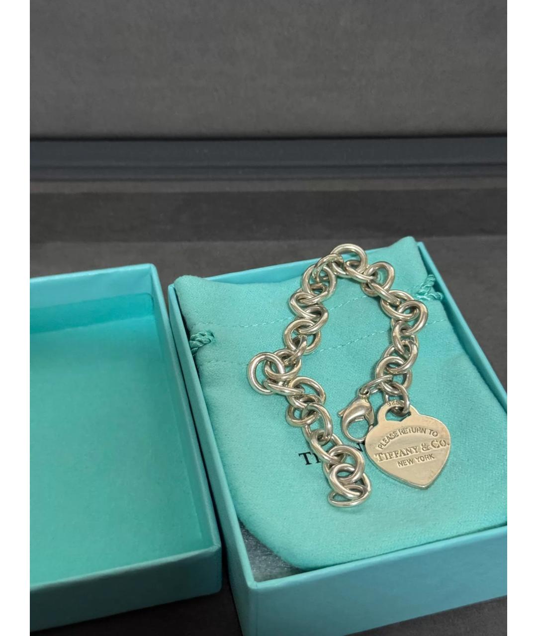 TIFFANY&CO Серебряный серебряный браслет, фото 8
