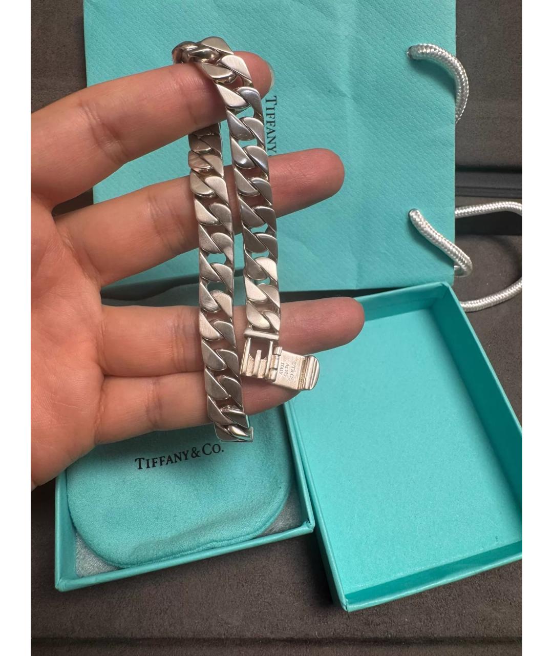 TIFFANY&CO Серебряный серебряный браслет, фото 5