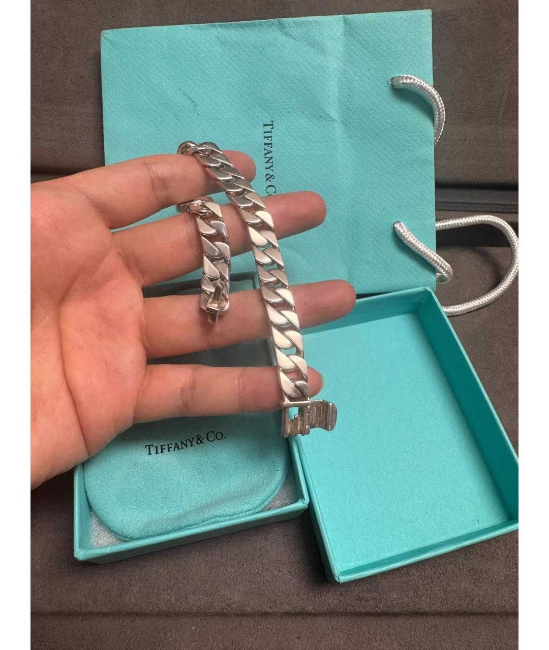 TIFFANY&CO Серебряный серебряный браслет, фото 4
