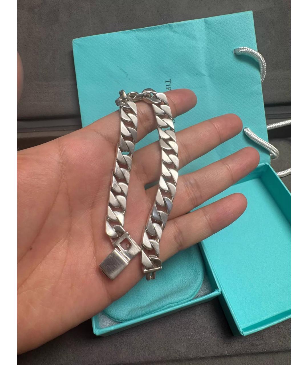 TIFFANY&CO Серебряный серебряный браслет, фото 7