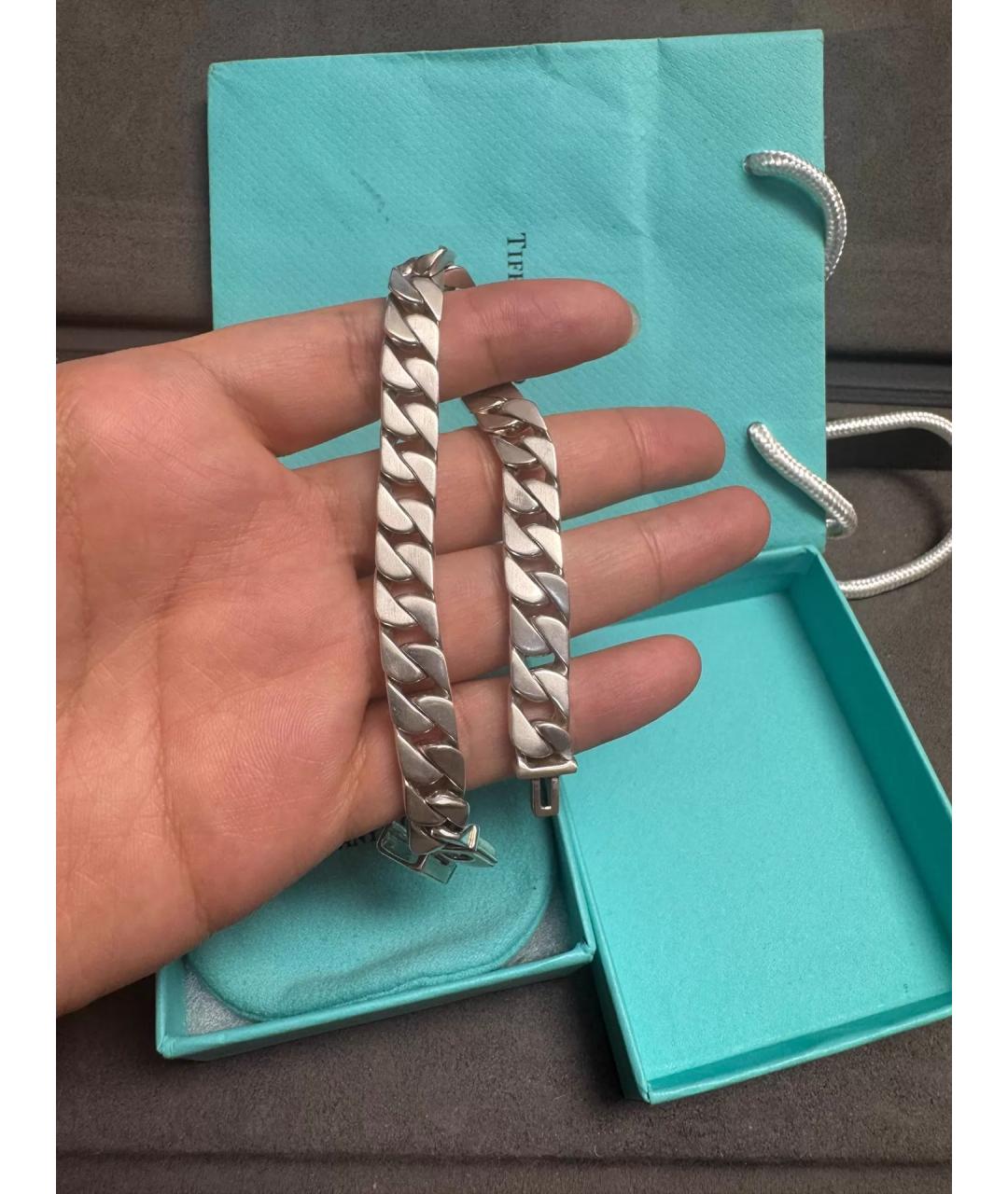 TIFFANY&CO Серебряный серебряный браслет, фото 3