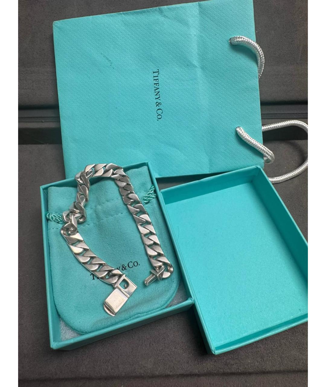 TIFFANY&CO Серебряный серебряный браслет, фото 8