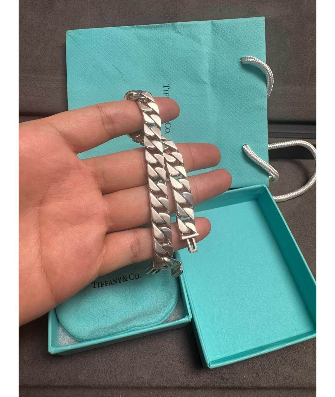 TIFFANY&CO Серебряный серебряный браслет, фото 2