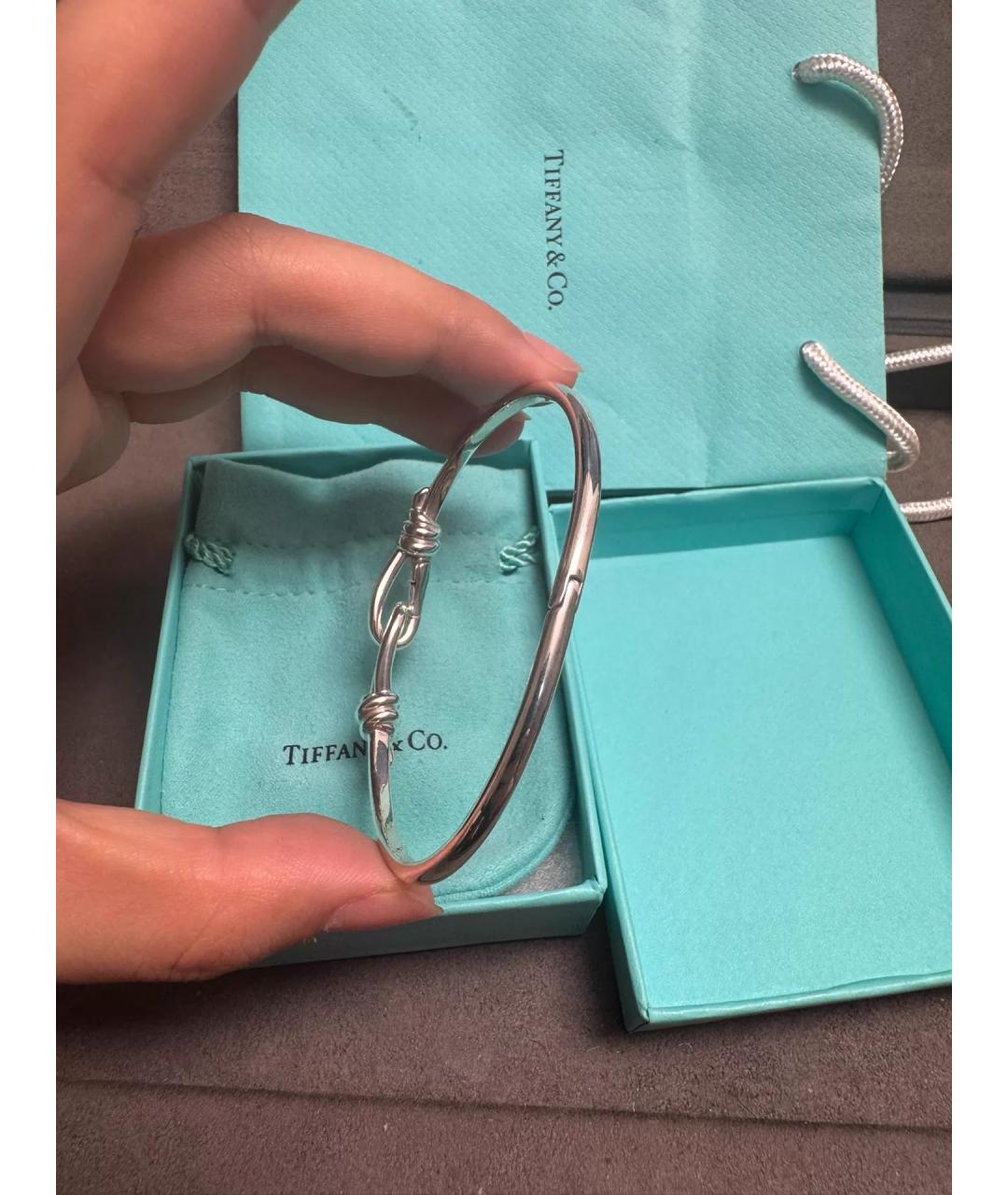 TIFFANY&CO Серебряный серебряный браслет, фото 4
