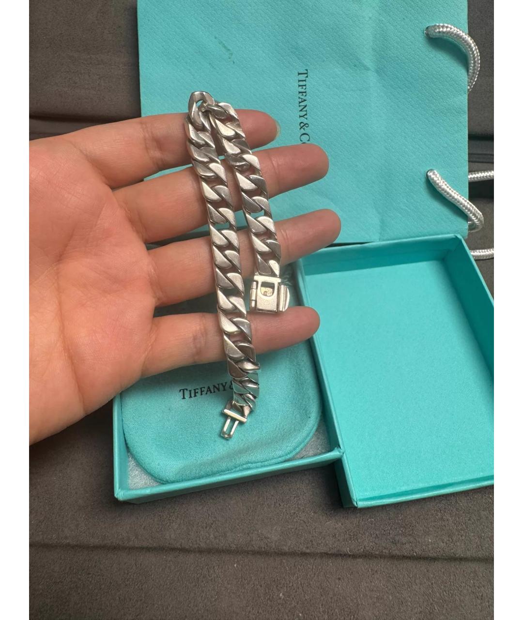 TIFFANY&CO Серебряный серебряный браслет, фото 5
