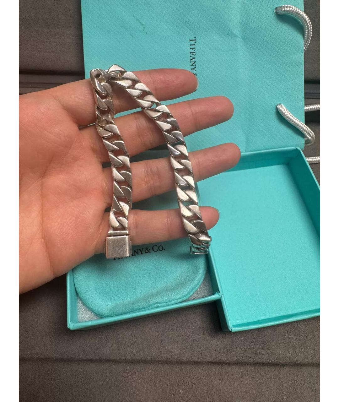 TIFFANY&CO Серебряный серебряный браслет, фото 4