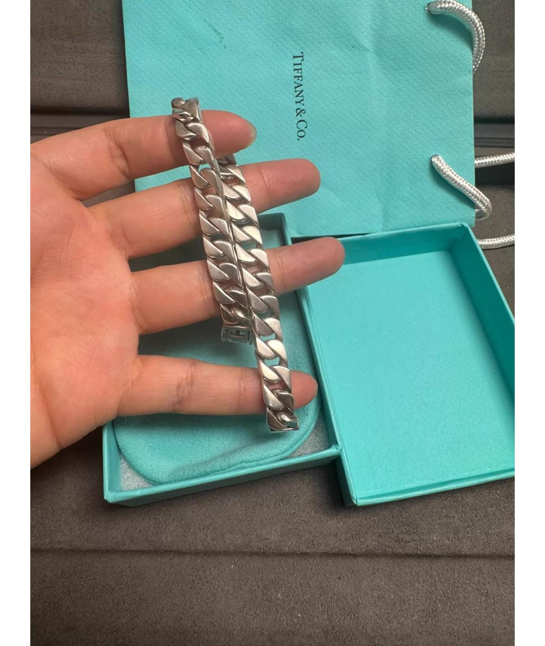TIFFANY&CO Серебряный серебряный браслет, фото 3
