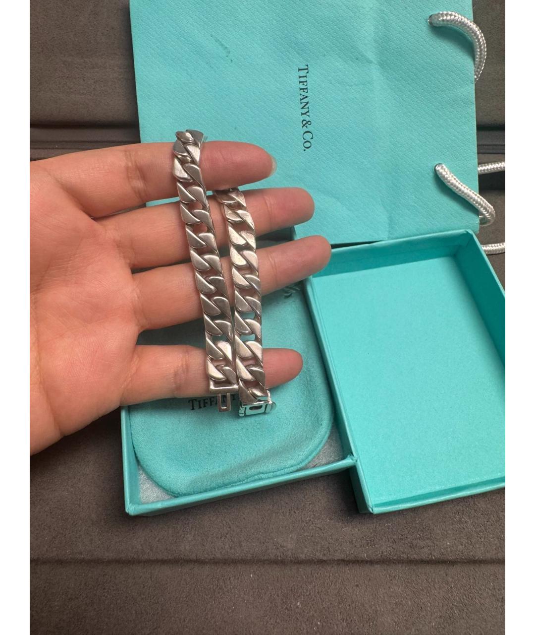 TIFFANY&CO Серебряный серебряный браслет, фото 2