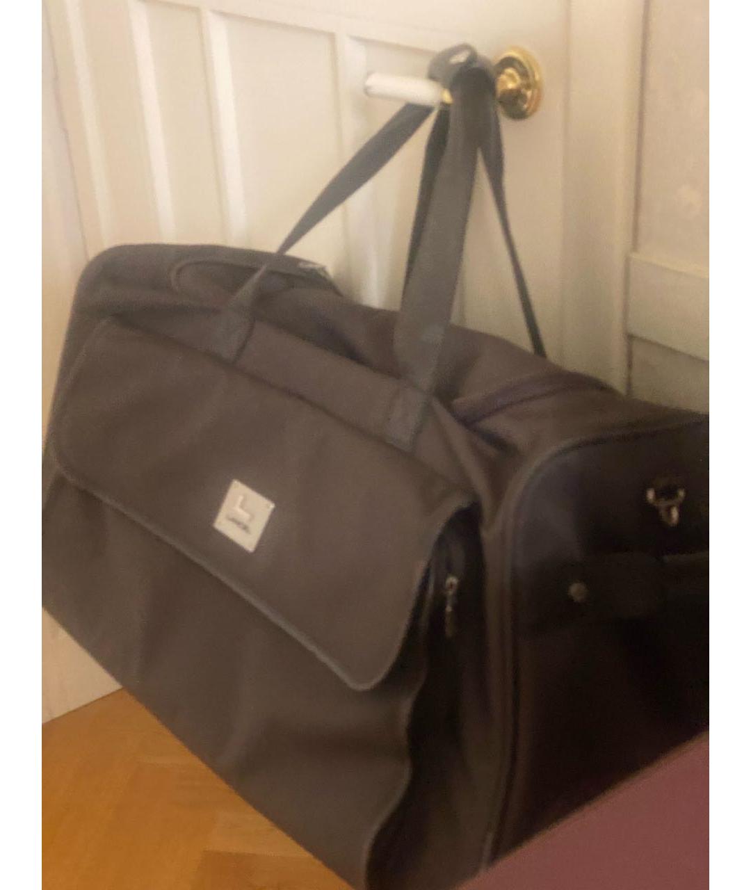 LANCEL Серая тканевая дорожная/спортивная сумка, фото 3