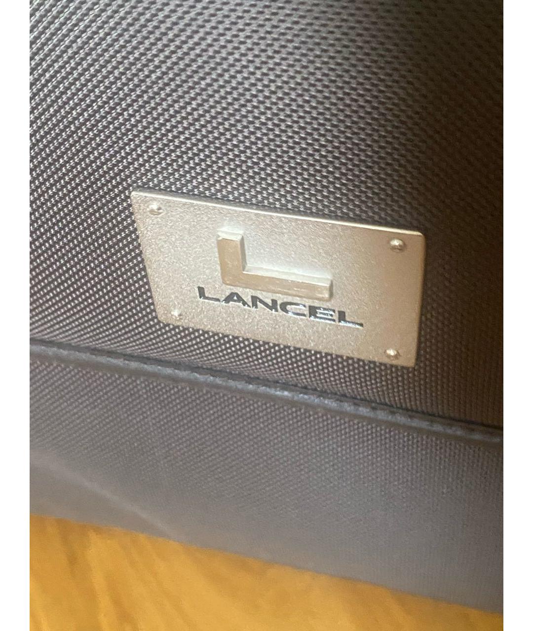 LANCEL Серая тканевая дорожная/спортивная сумка, фото 8