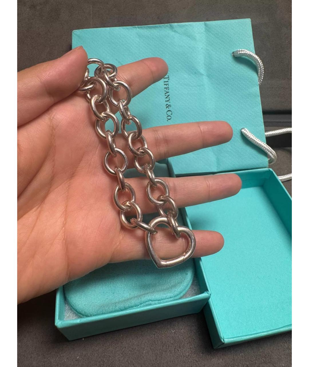 TIFFANY&CO Серебряный серебряный браслет, фото 8
